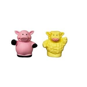 Lot of 2 Tomy ERTL John Deere Farm Animals Replacement Pig & Sheep